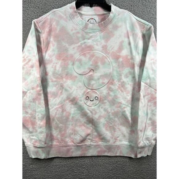 Guess Friends With You Small Tie Dye Crew Pullover Sweatshirt New - Picture 3 of 9